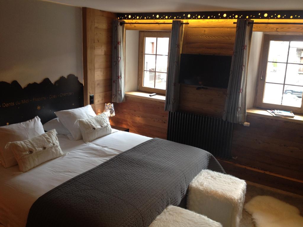 Le Chalet De L'Atelier - Le Nord Champéry Kamer foto
